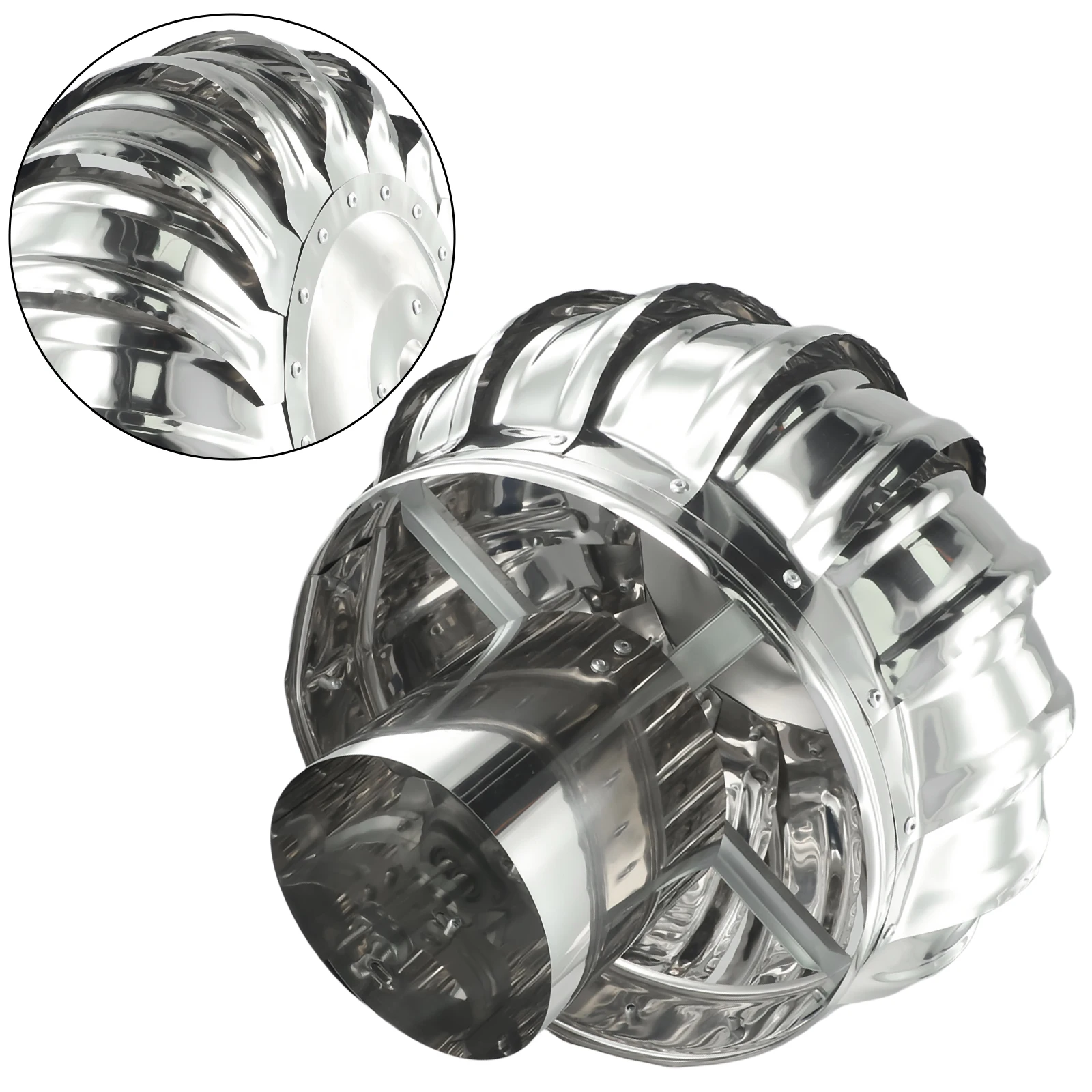 

Вращающаяся крышка капота дымохода из нержавеющей стали защищает дымоходную трубу, вентиляционное устройство, дымоотвод, непромокаемый вентилятор