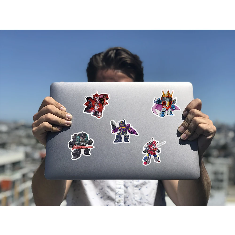 Autocollants waterproof motif dessin animé TransDevices pour enfant, stickers pour skateboard, moto, bagage, ordinateur portable, vélo, jouet,