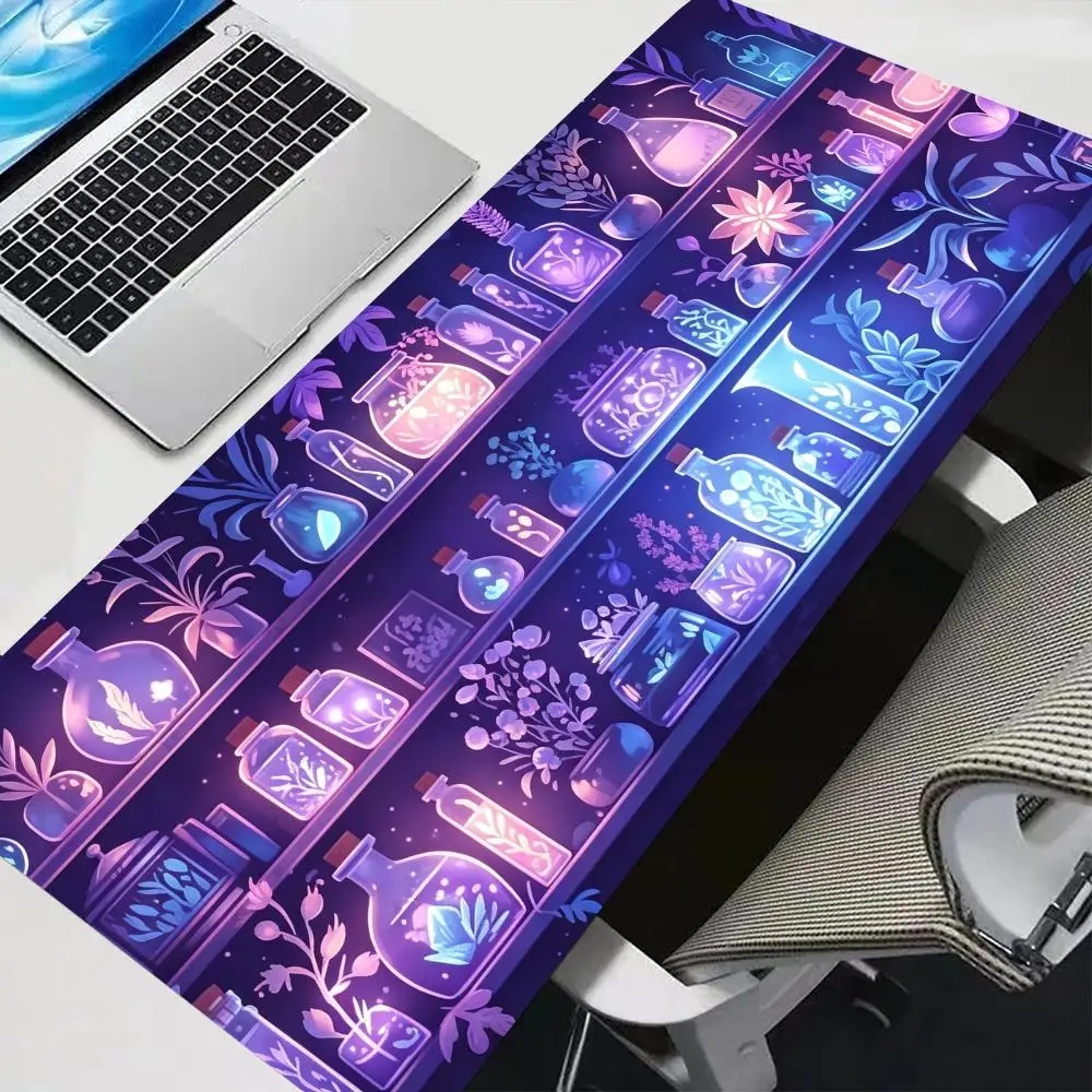 Mousepad Table Mat Magic Bottle Playmat Scholarly Smooth High Definition Anime Games Pads For Study