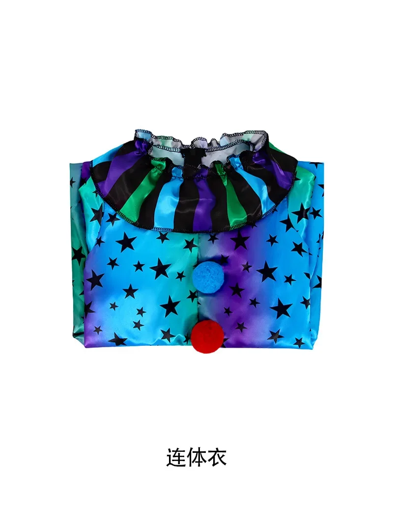 Комбинезоны для косплея Пурим Джокер, детские карнавальные вечерние маскировочные наряды для мальчиков и девочек, нарядное платье, костюмы клоуна на Хэллоуин