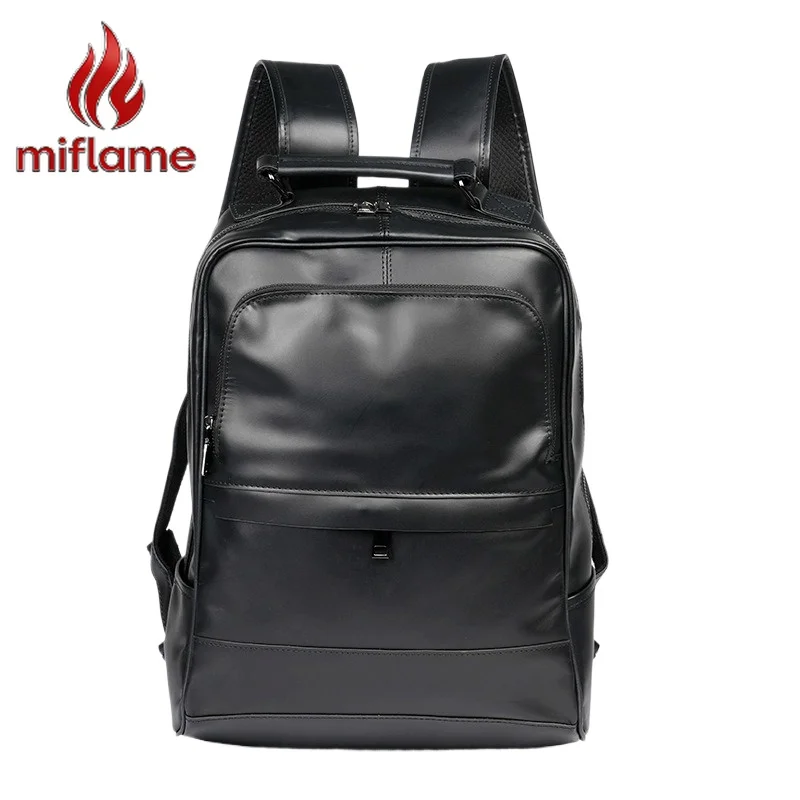 

Классический винтажный рюкзак из кожи Crazy Horse для мужчин и женщин, для путешествий, ноутбука, бизнеса, повседневного использования, активного отдыха, городской рюкзак