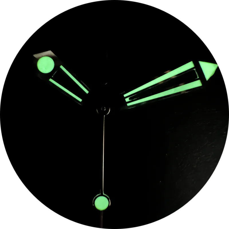 عالية الجودة الجوف الفضة الأيدي الأخضر والأزرق الجليد الانارة ل NH34 NH35 NH36 ساعة يد تعمل بالحركة اكسسوارات تعديل DIY بها بنفسك