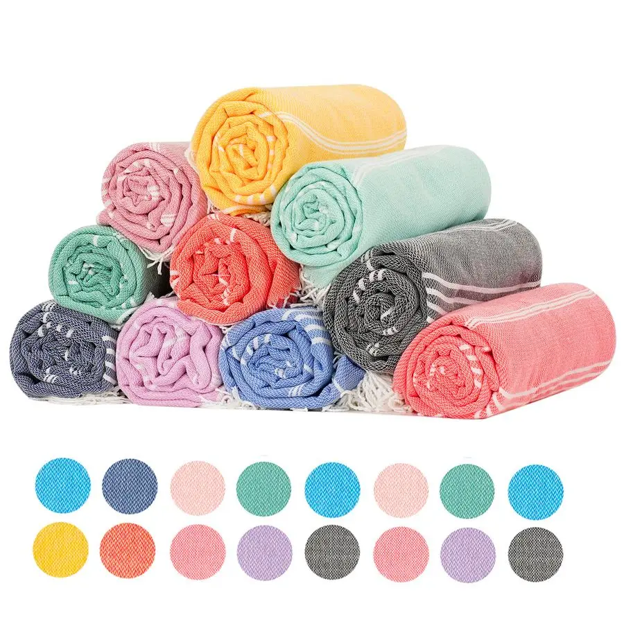 

Packs Turkish Beach Towels Set Adult Pool Swim Towel Bulk Yoga Blanket Oversized Sand Free Quick Dry Lightweight Extra Large San