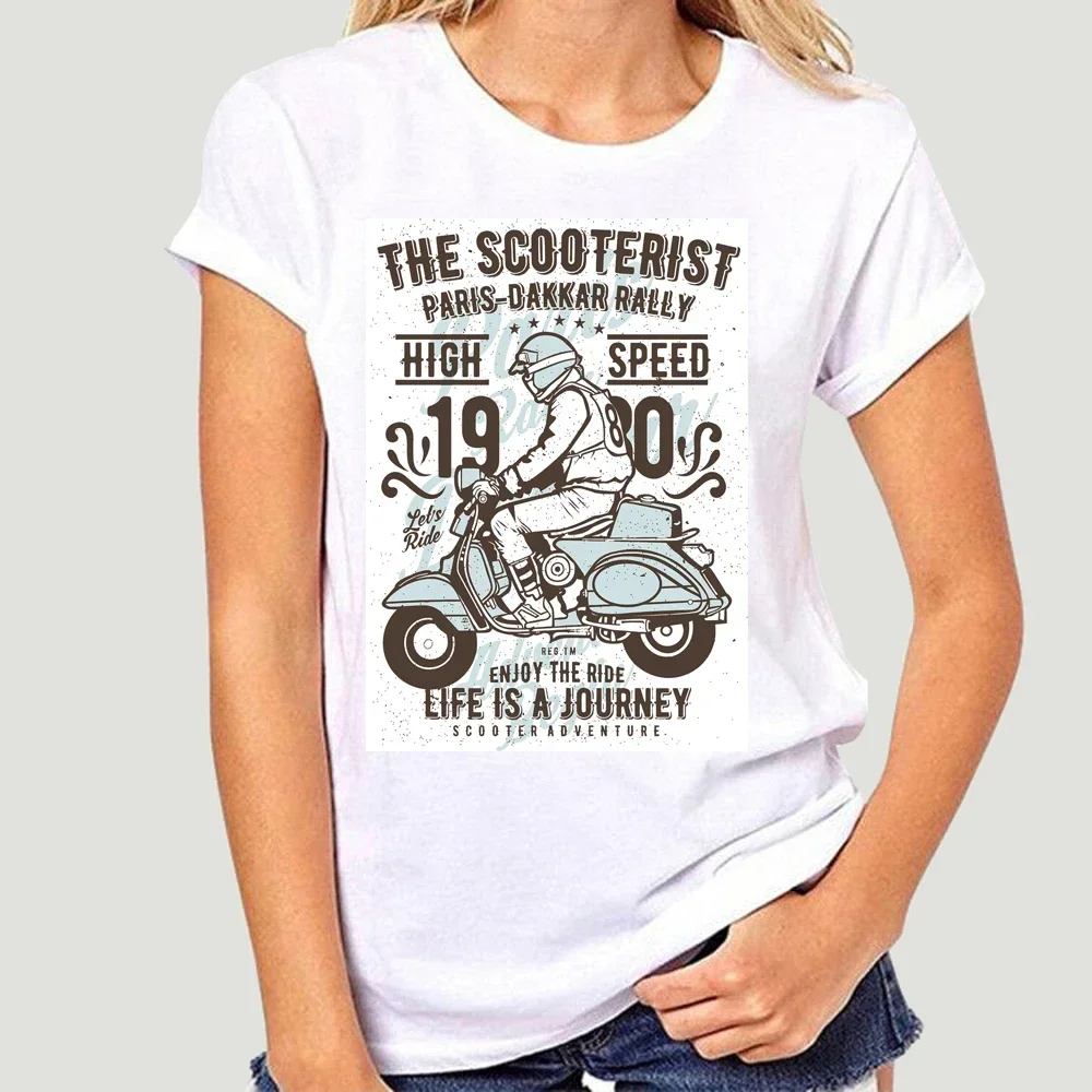 Sizes S-4XL  Shirt T Scooter Mod Mens Ska Vespa Lambretta S M Classic Tee summer tops men colthes