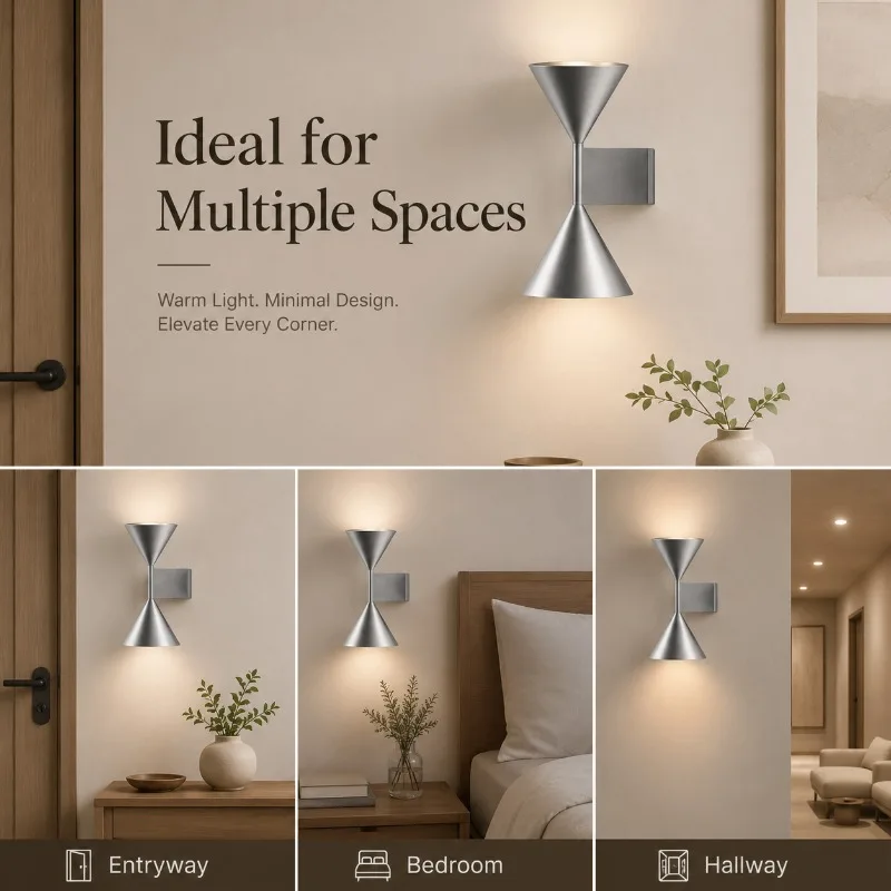 

Extremely Simple Mirror Headlights Living Room Walls Bedrooms Bedside Wall Lights Hotel Rooms Entrance Doors Hallway Lights