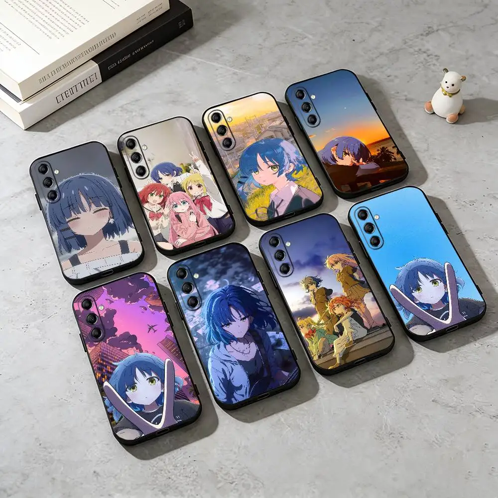 

B-Bocchi the Rock Yamada Ryō Phone Case Black Silicone Soft For Samsung Galaxy A73,A72,A71,A70,A53,A52,A51