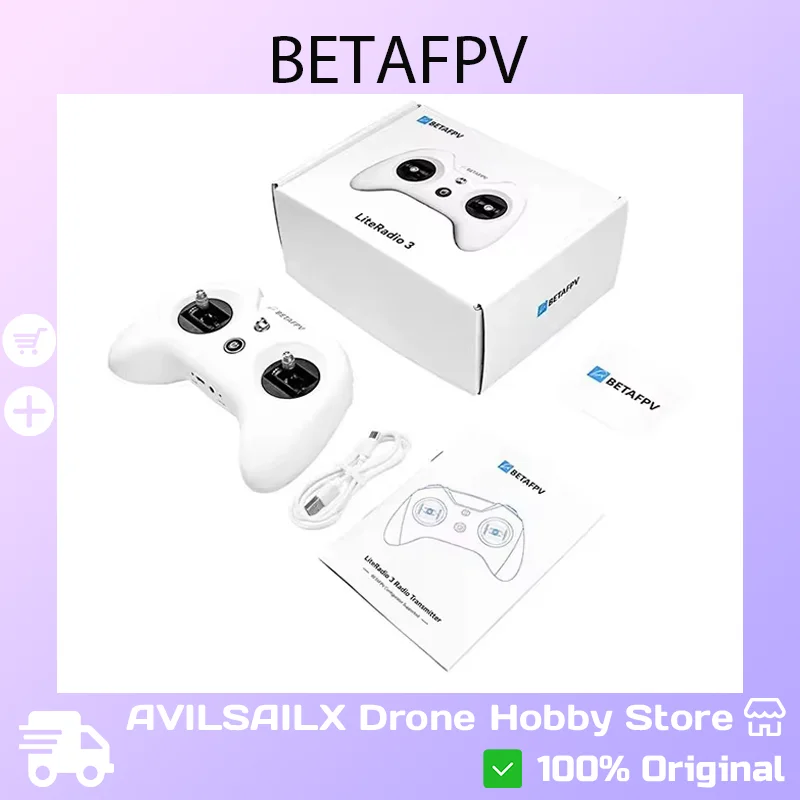 

BETAFPV LiteRadio 3 SE Pro: Радиоконтроллер Plug-and-Play ELRS 2,4 ГГц для дронов FPV