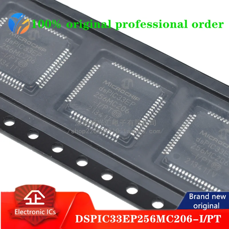 

100% original DSPIC33EP256MC206-I/PT digital signal processor and controller