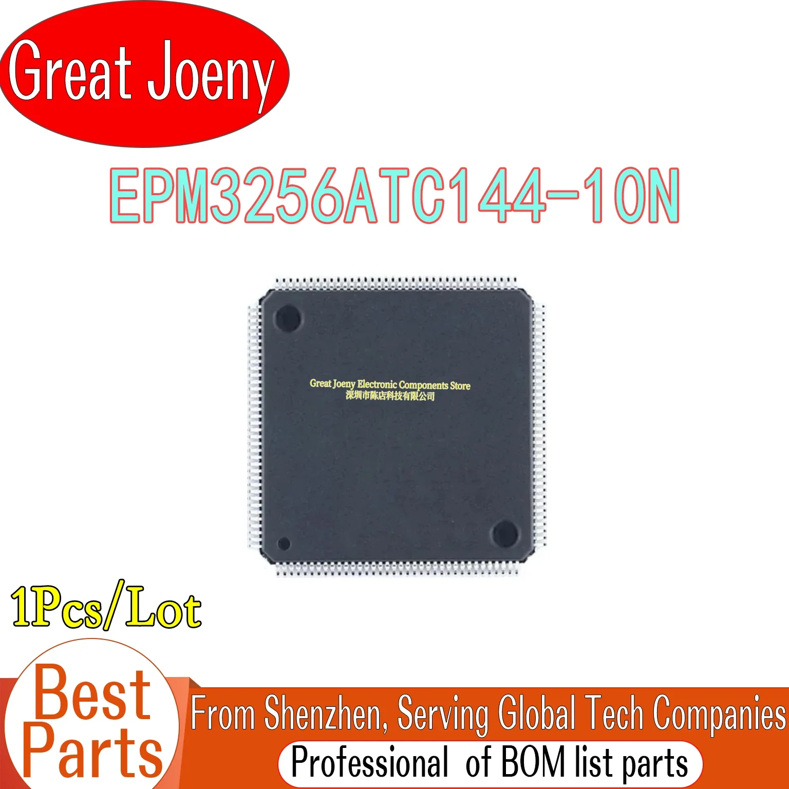 100% New Original EPM3256ATC144-10N EPM3256ATC144 IC Chipset TQFP-144 Bulk Best Price