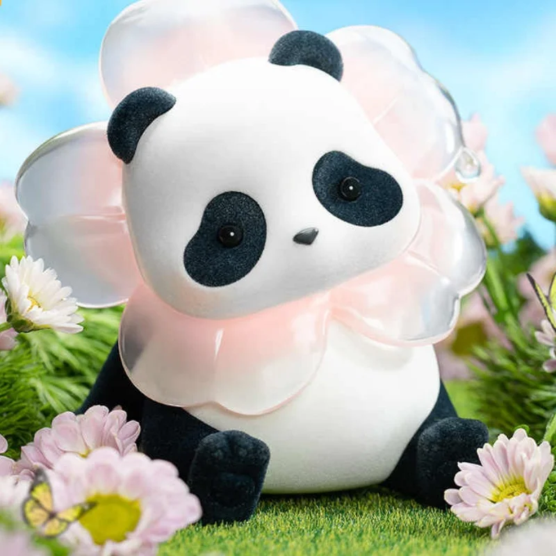 Panda Roll Spring Flowers Panda YAYA Ornament Toy Figures Trendy Play Cute Creative Friend Birthday Christmas Gift