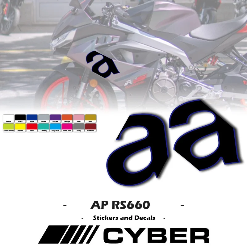 

For Aprilia RS660 RS 660 RS660 Motorcycle Shell Fairing Sticker Decal OEM Replica Large Pack of Stickers Left and Right A