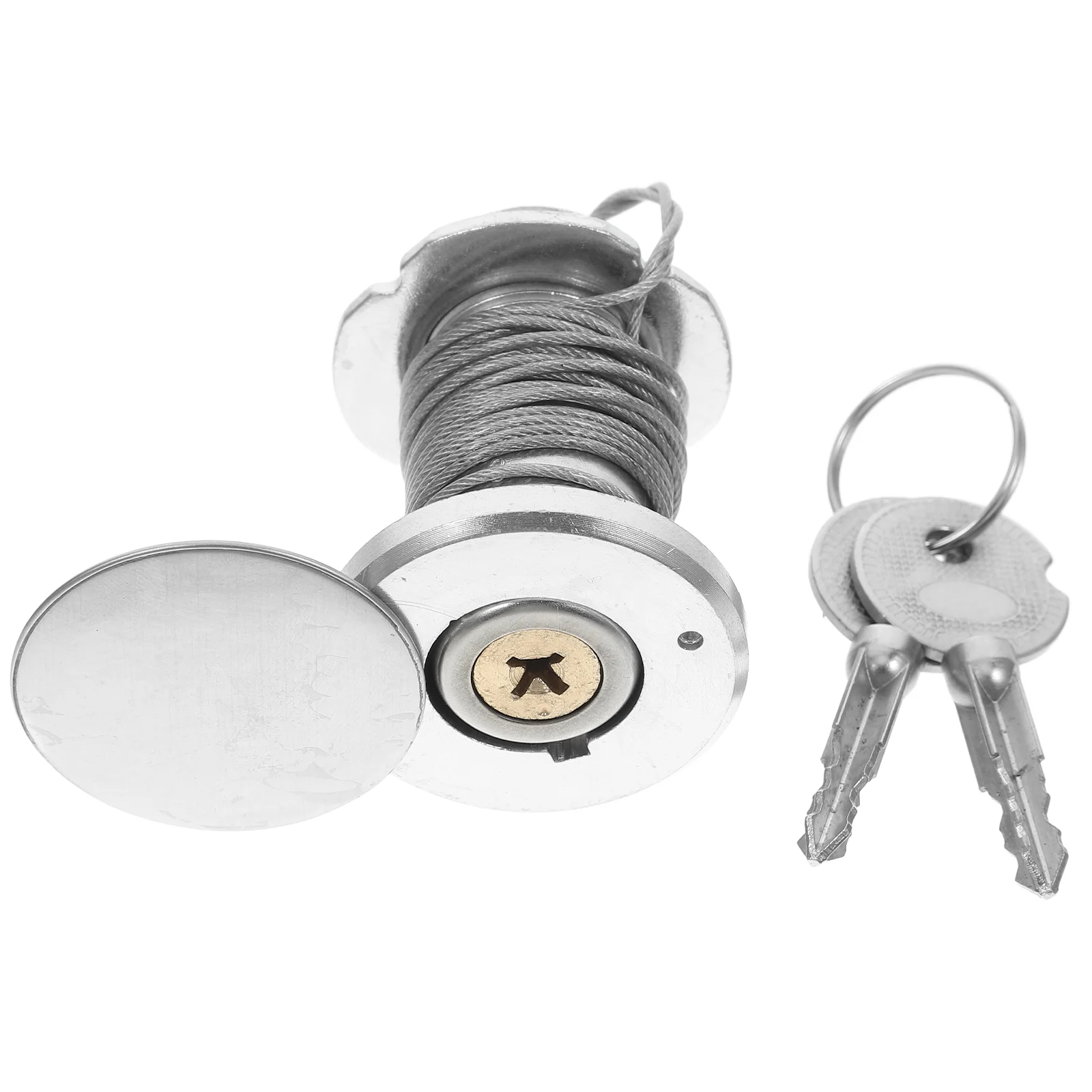 Flap Door Lock Garage Gate Emergency Release Handle with Kit Handles Keyed Disconnect Universal Opener Shed