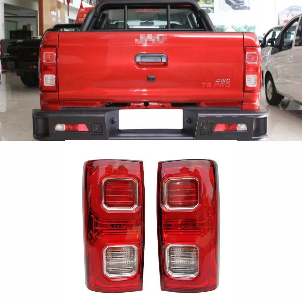 Car Rear Tail Light Brake Lamp Taillight With Bulbs Wire Harness For JAC T8 Pickup