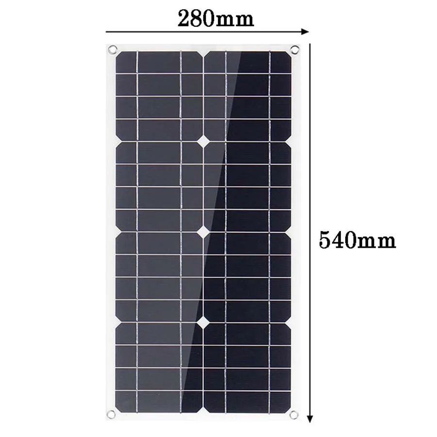 Painel solar 20v solar célula 10a-60a controlador painel solar viagem fotovoltaica equitação para telefone rv carro mp3 almofada carregador ao ar livre