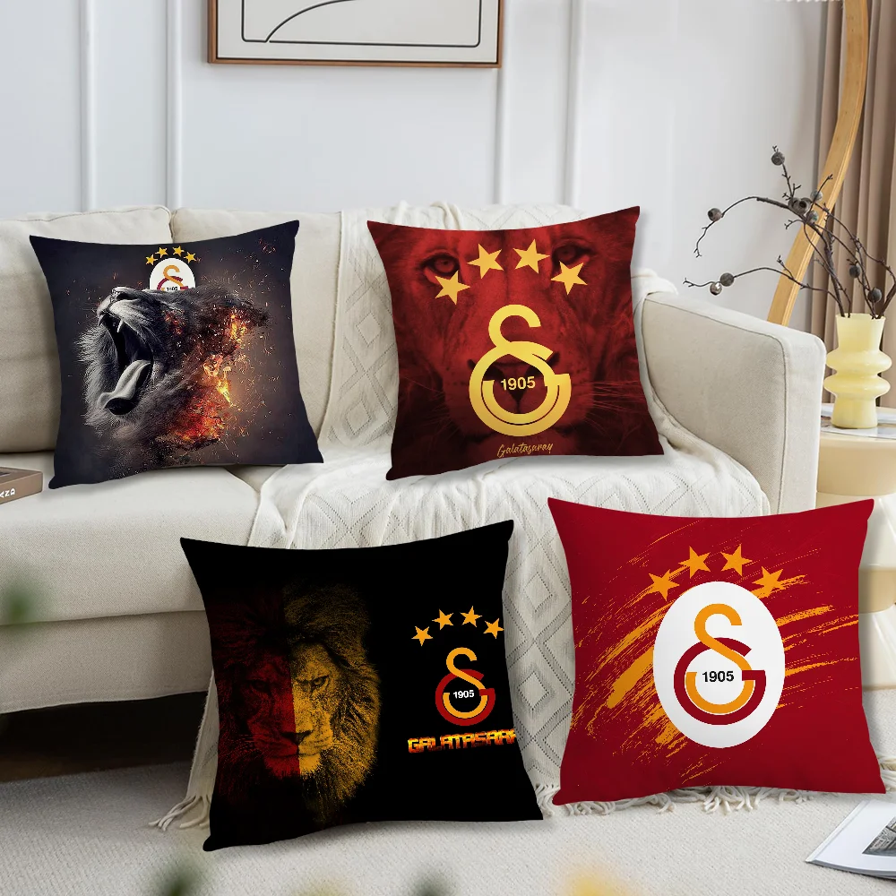 Cool G-Galatasaray Pillow Case Living Room Sofa Cushion Cover Suitable For Home Bedroom Room Decoration