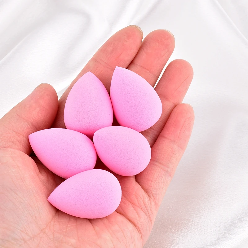 5~50Pcs Mini Beauty Egg Makeup Blender Water Drop Shape Cosmetic Puffs Dry and Wet Sponge Cushion Foundation Powder Beauty Tools