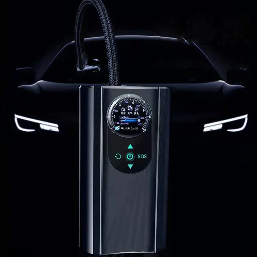 Electric Air Pump Tire Inflator Portable Compressor Digital Display 150PSI Rechargeable Inflator Quick Inflating for Car