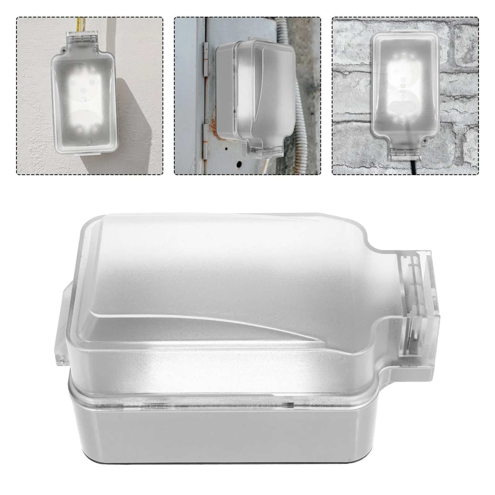 

Водонепроницаемый уличный защитный кожух для розеток, пластиковый, для сада, патио, зоны у бассейна