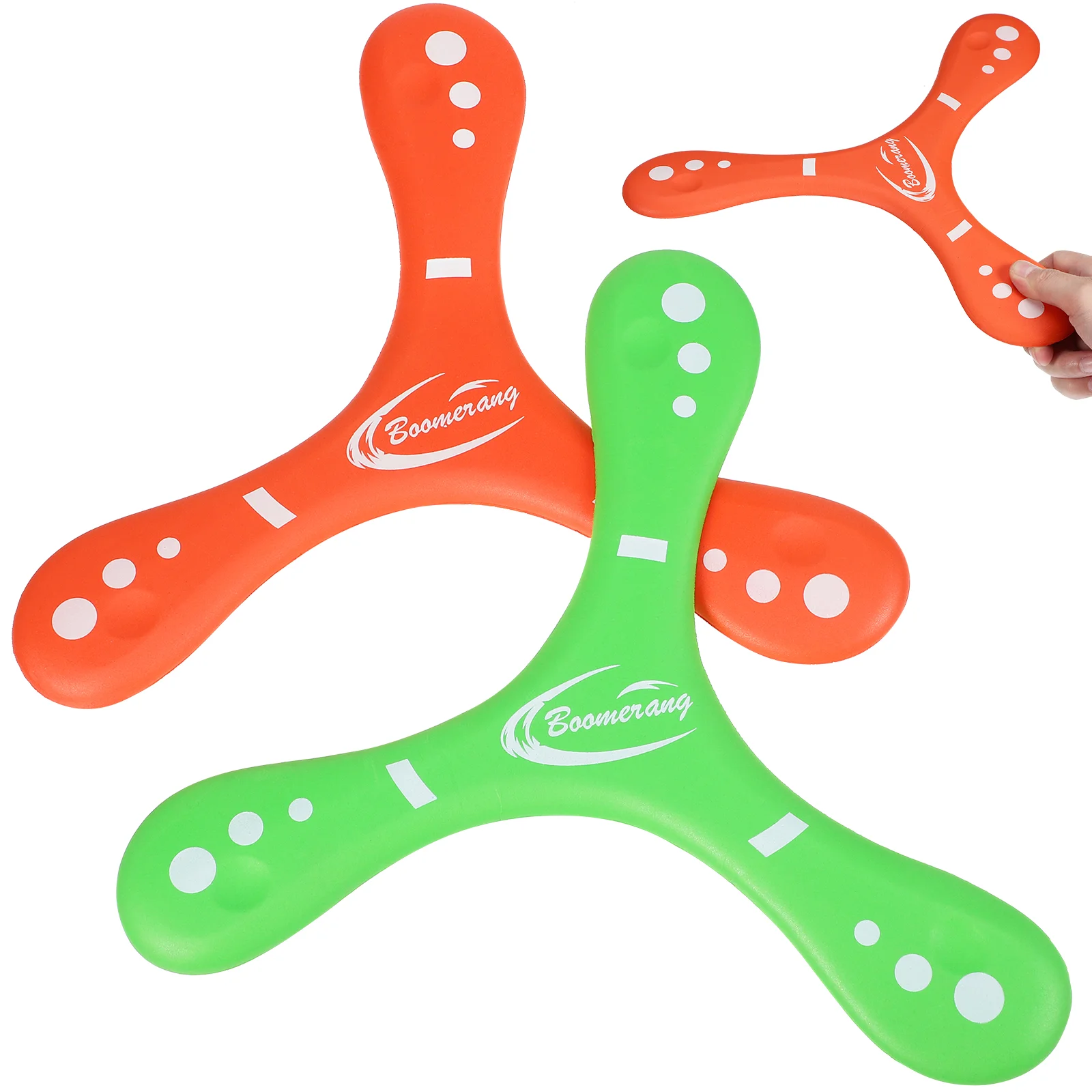 

2 Pcs Outside Toys Boomerangs Sports Triangle Soft Dart Flights Outdoor Playthings