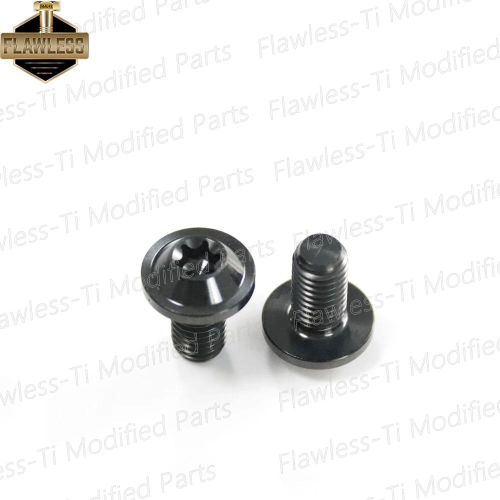 FLAWLESSTI M8x15 1.25 Pitch Gr5 Titanium Rearview Mirror Plug Bolt For Vespa Sprint 150 Primavera 150 S 150