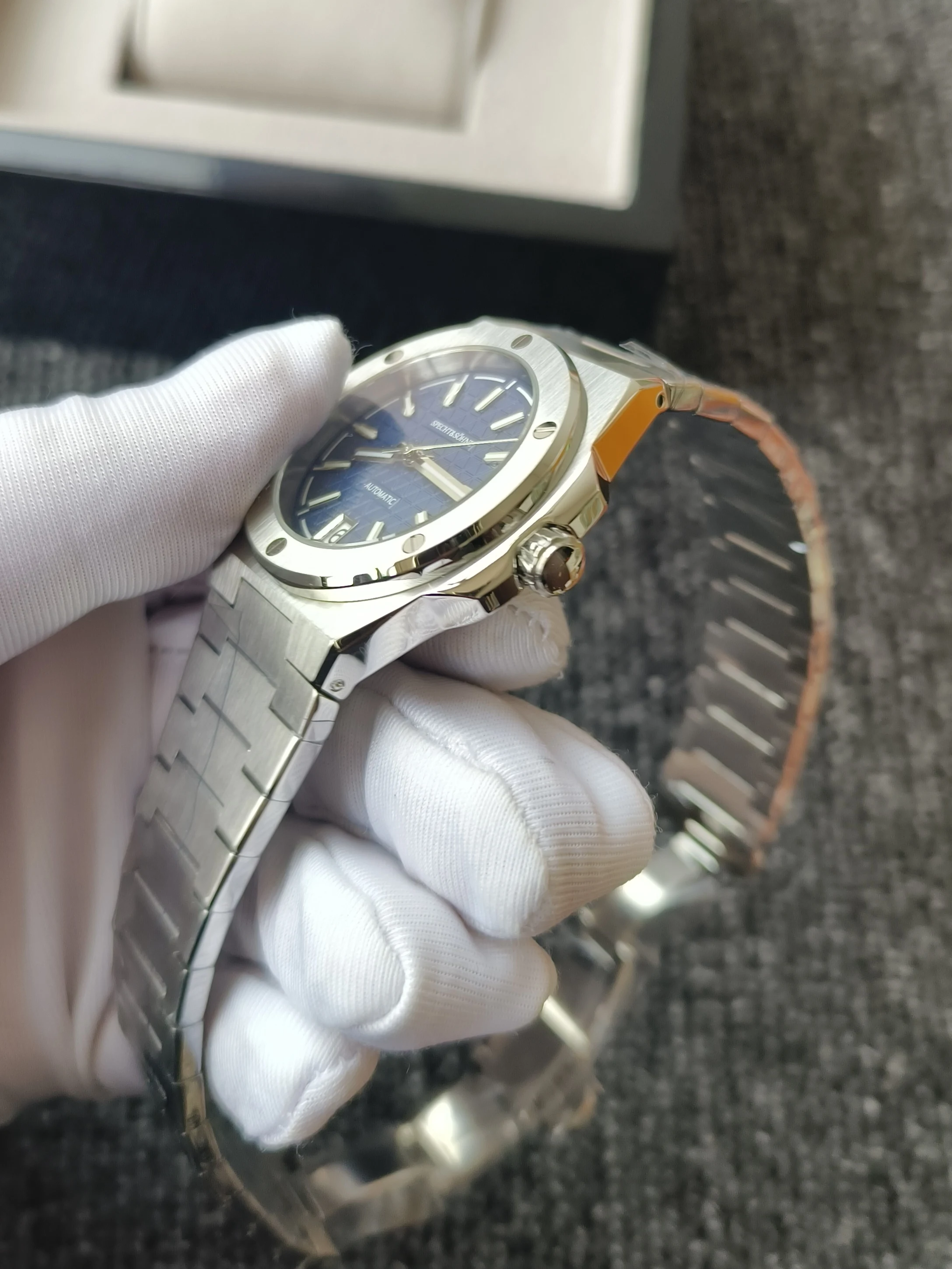 Specht&Söhne 2025 Fashion Business 37MM Watch Japan NH35 Movement Stainless Steel Noctilucent Luxury Sports Watch 50m Waterproof