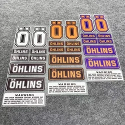 Motorcycle sticker sticker for Ollins decal shock absorber reflective sticker cover scratches waterproof auto parts sticker