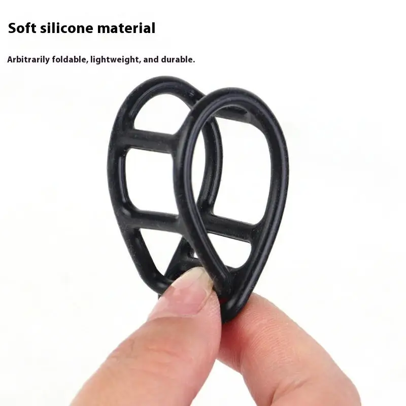 10 قطعة/المجموعة دراجة سيليكون جبل العصابات دراجة أشرطة إضاءة للمصباح الخلفي تحديد العالمي الدراجة الملحقات