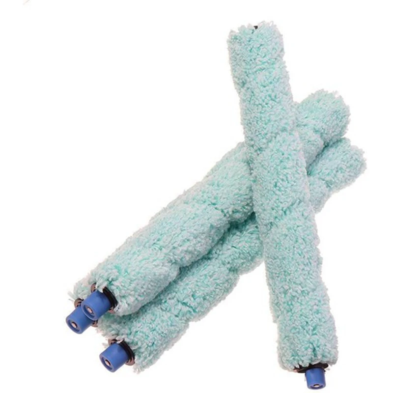 6Pcs Floor Washing Robotic Cleaner Main Brush & Scraper Replacement for Ilife W400 Floor Washing Robot Parts Accessories