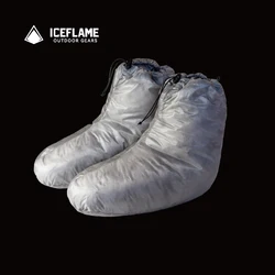 Ice flame NXT 800FP Duck Down Boots Outdoor Ultralight Unisex Down Socks Sleeping Bag For Warmth 10D Fabric