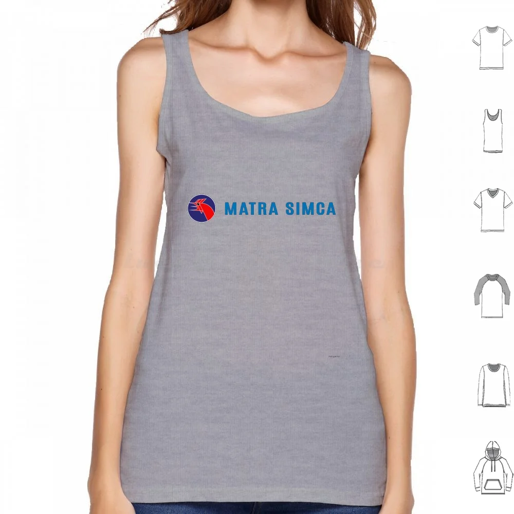 Matra Simca Logo 1973 Tank Tops Vest Sleeveless Matra Simca Henri Pescarolo Fran ? Ois Cevert Hill