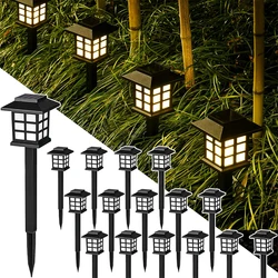 Outdoor impermeável Solar LED Lights, Pátio Lawn Calçada, Casa Modeling, Luzes decorativas, Casa