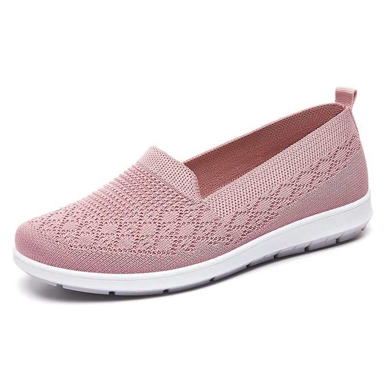 Autumn New Women Sneakers Ladies Breathable Walking Woven Shoes Anti-slip Lightweight Female Flats Casual Shoe Zapatillas Mujer