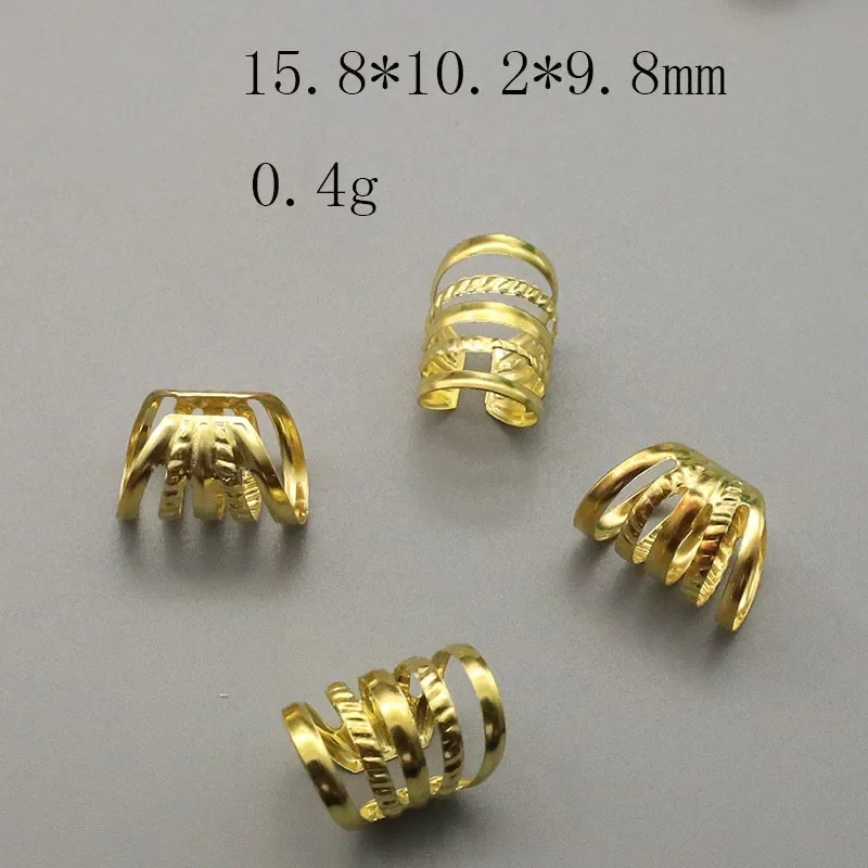 40 шт. Кольца для волос регулируемые манжеты заколки аксессуары для волос для женщин девушек мужчин золотые косички для волос грязные косички бусины шпилька для волос дредов