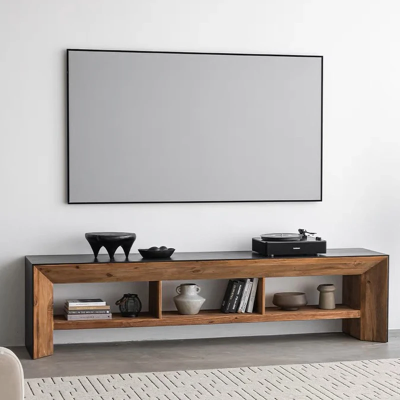 

Wabi Sabi Rustic Tv Stand Minimalist Aesthetic Modern Trendy Tv Stand Glamour Premium Soportes De Televisión Room Furniture