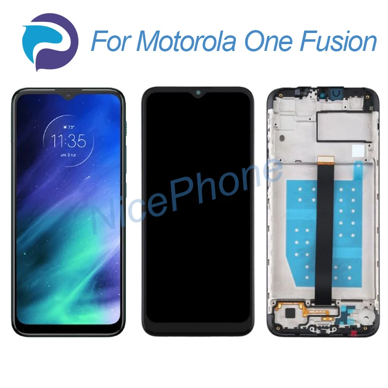 for Motorola One Fusion LCD Screen + Touch Digitizer Display 1600*720 XT2073-2 Moto One Fusion LCD Screen display