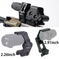 UNITY FAST FTC OMNI Magnifier Riser Mount 2.26/2.91 Inch Scope Sight Folding For G43 G45 3X T01 T02 Airsoft Riflescope 553 558