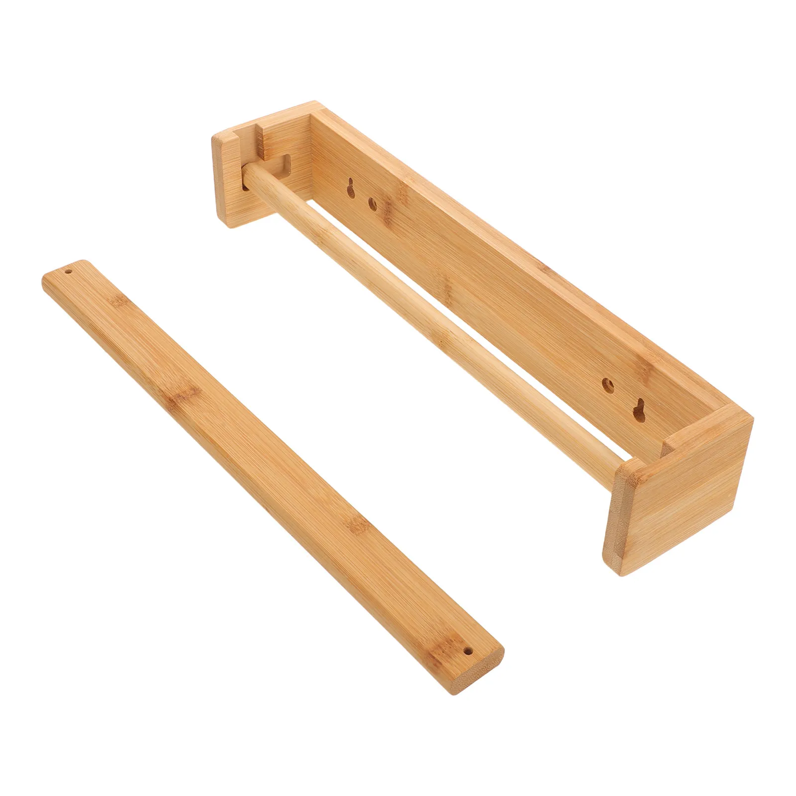 Wood Easel Stand Hanging Wall Art Easel Paper Roll Holder for Drawing Craft Painting Roll Dispenser Home School Studio