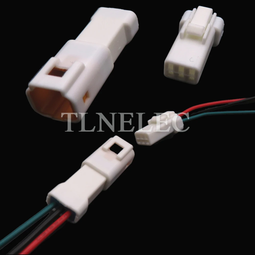 Montaje de conector automático de 3 pines para coche en miniatura, toma de Cable de cableado de baja corriente con cables 03R-JWPF-VSLE-S 03T-JWPF-VSLE-S