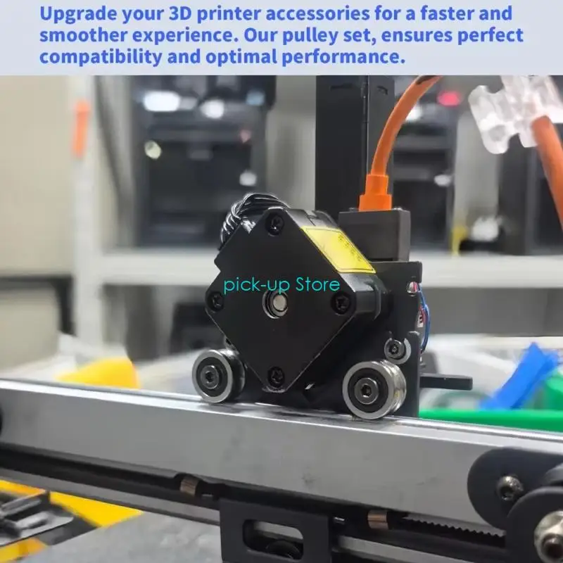 عجلة محمل الطارد القوية Q5WA مع اتفاقية معززة لاستنتاجات طباعة ثلاثية الأبعاد متسقة لـ Kobra3/Kobra2