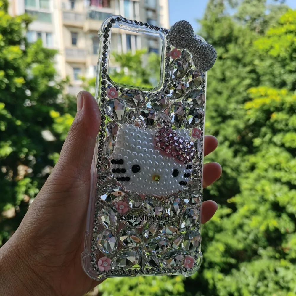 Hello Kitty Strass-Hülle für ZTE Blade V50 Vita V50 Design V60 V70 V80 Design Axon 50 Lite 60 70 Z80 Z50Ultra A73 A54 A34 A35 – Detail 10