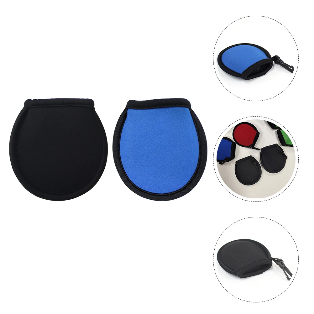 

2pcs Multipurpose Golf Ball Wiping Pouch Neoprene Cleaning Bag Waterproof Portable Golfing Supplies Holders For Clubs Balls