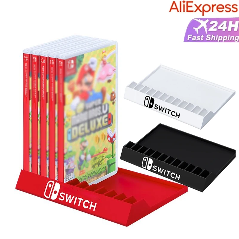 Porte-cartes de jeu brittop multifonctionnel pour Nintendo Switch, console hôte, cassette de jeu, stockage 3D, cadeau T1, accessoires de jeu