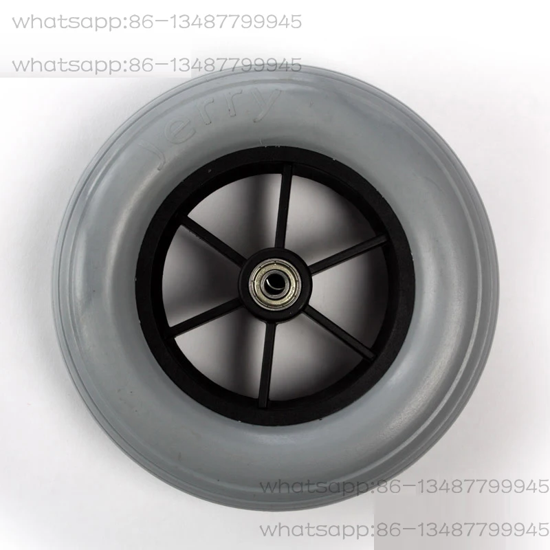 PU Wheel Tire Inner Tube Outer Tube 8 10 12 18 22 Inch Inflatable Jirui Electric Wheelchair Accessories