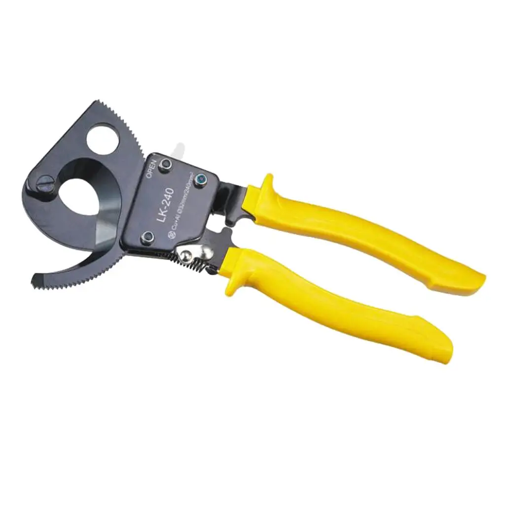 

Self Adjusting Ratchet Cable Cutter Cut Up To 240mm2 Max Aluminum Copper Wire