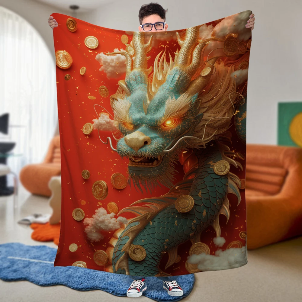 

Customized blanket dragon totem tapestry wall hanging room carpet bed sheets beach mats home decoration tapestry