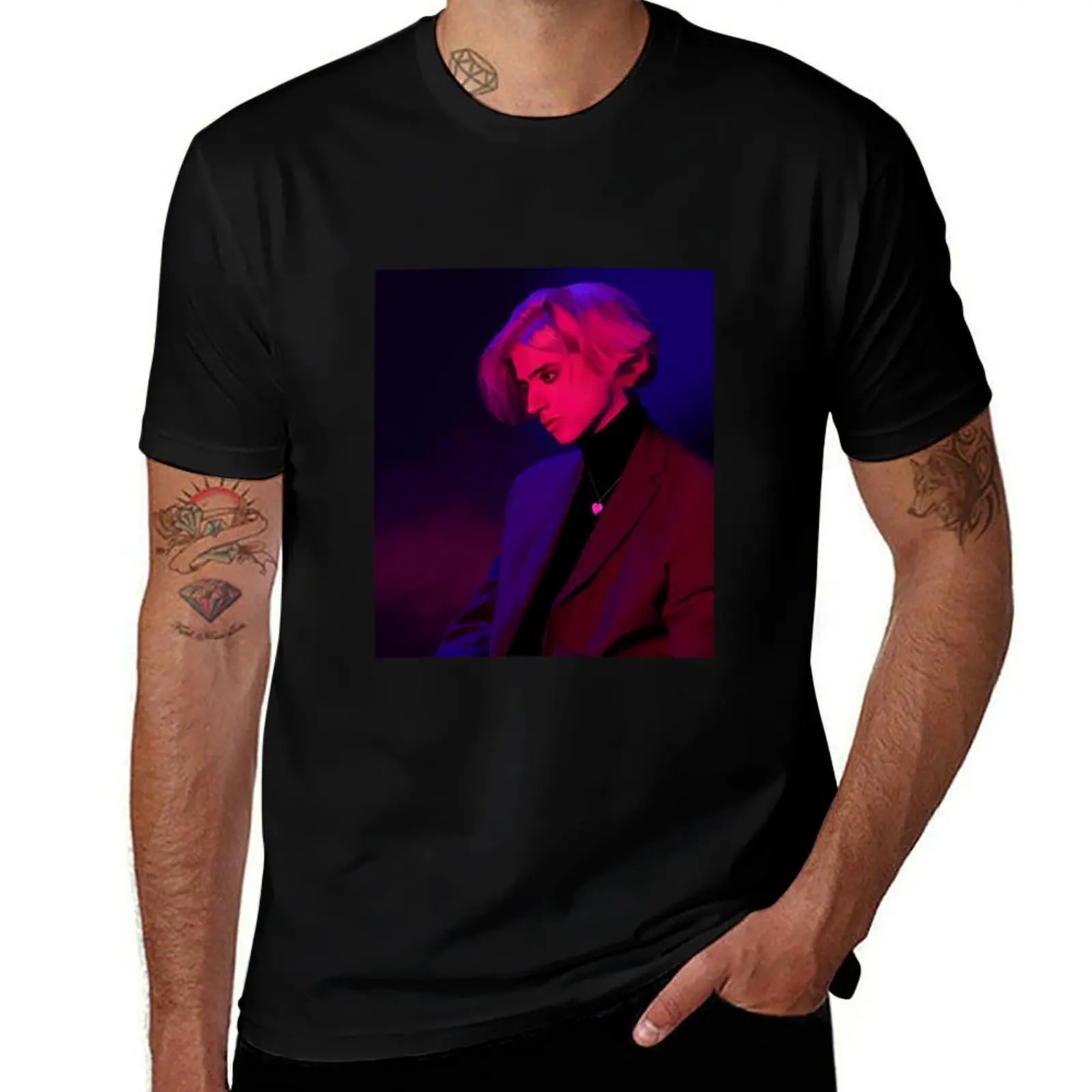 

wavvyboi T-Shirt man t shirt heavy cotton anime tshirt T-Shirt