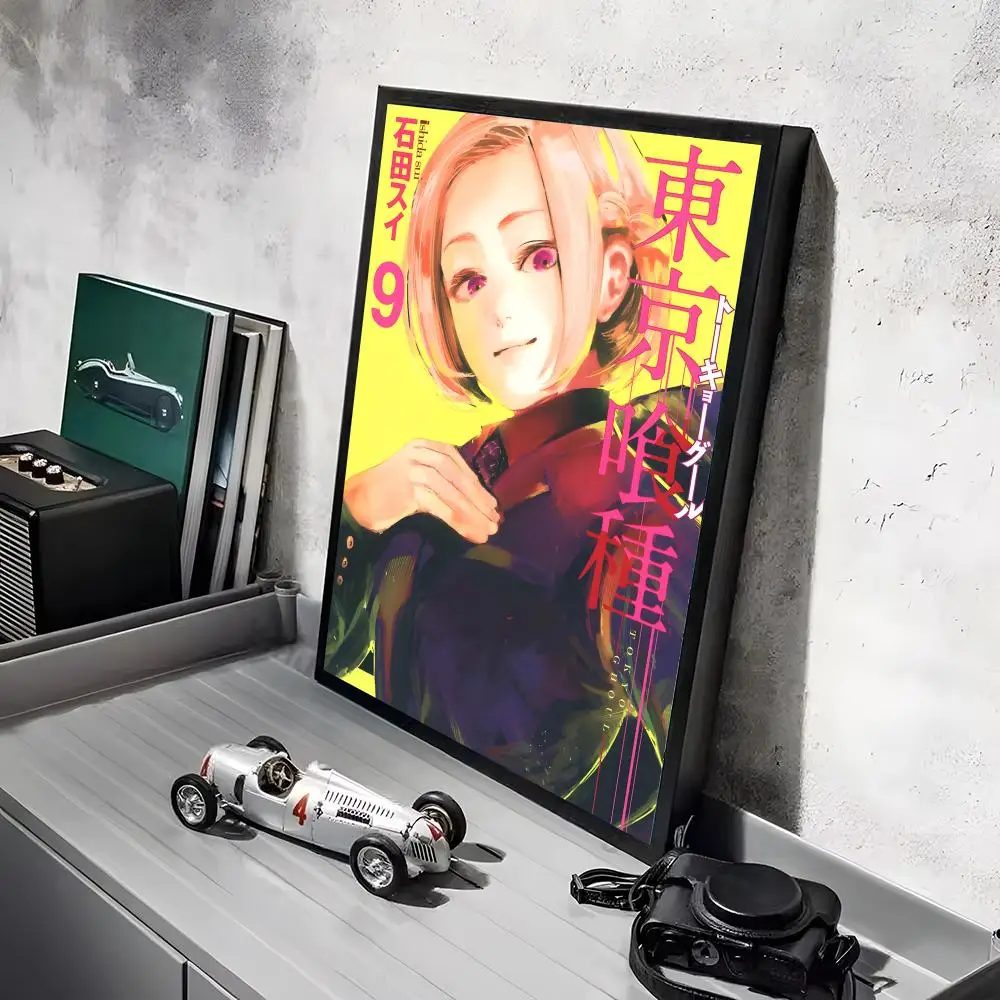 T-Tokyo Ghoul Anime-Poster-Aufkleber, HD-Gemälde, selbstklebende Kunst für Schlafzimmer, Wohnzimmer, Heimdekoration, moderne Wandaufkleber, Geschenk – Detail 18