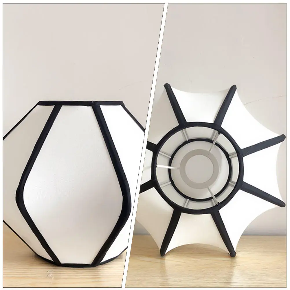 Chinese Style Cloth Lampshade Creative Art Lamp Cover Dustproof Easy Install Home Decor Lighting Accessory