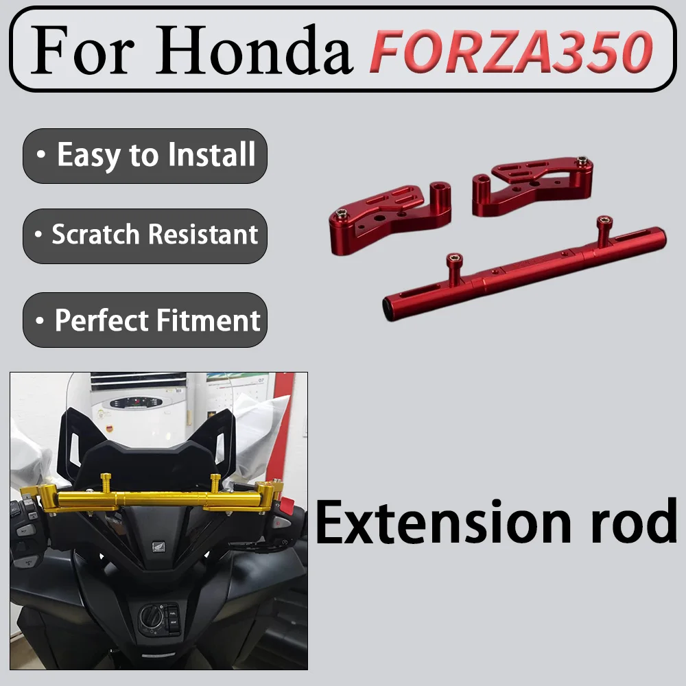 For Honda FORZA350 High-Strength Aluminum Alloy Modified Navigation Expansion Bracket Balance Lightweight Rust-resistant Design