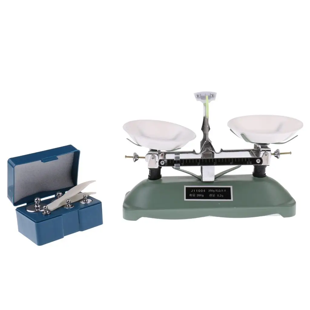 

Механический однолучевой поддон Math Balance, масштаб 200 грамм, с 5 г, 10 г, 20 г (2X), 50 г, 100 г, набор грузов, для использования